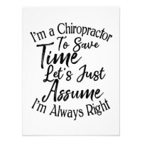Ich bin Chiropraktiker, um Zeit Retten. Nehmen wir
