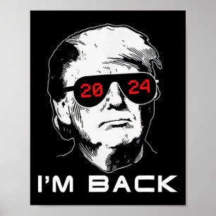 Ich bin Ck Trump 2024 Patriotic Take America Ck El Poster