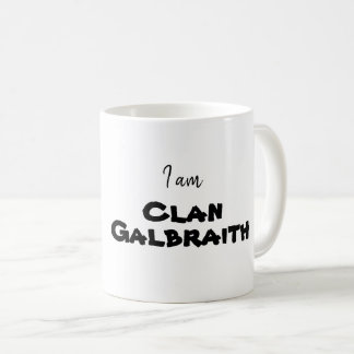 Ich bin Clan Galbraith Tasse