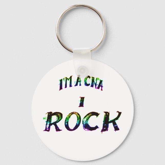 ICH BIN CNA... ICH ROCK SCHLÜSSELANHÄNGER (Vorderseite)