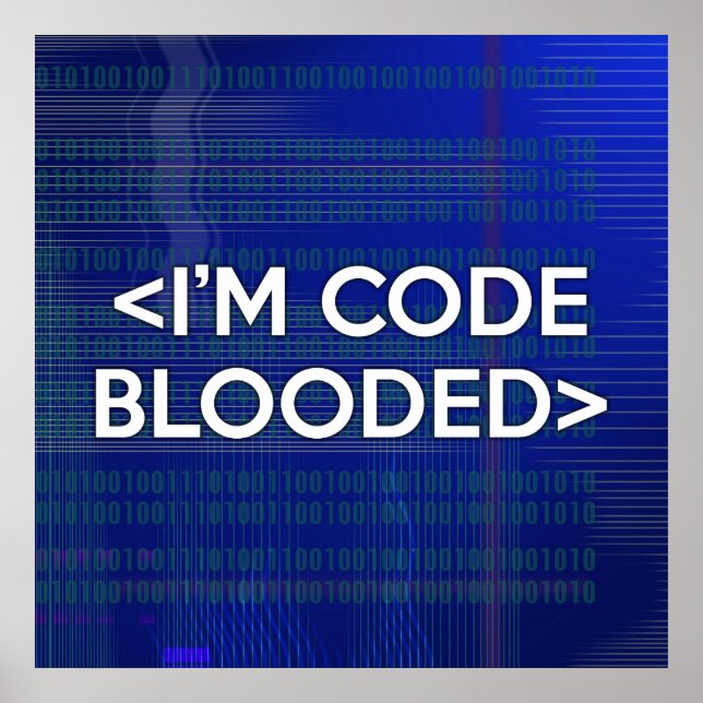ICH BIN CODE-SÜCHTIG POSTER (Vorne)