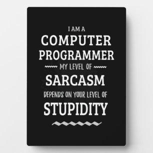Ich bin Computerprogrammiererin Fotoplatte