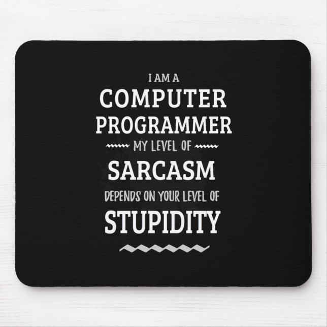 Ich bin Computerprogrammiererin Mousepad (Vorne)
