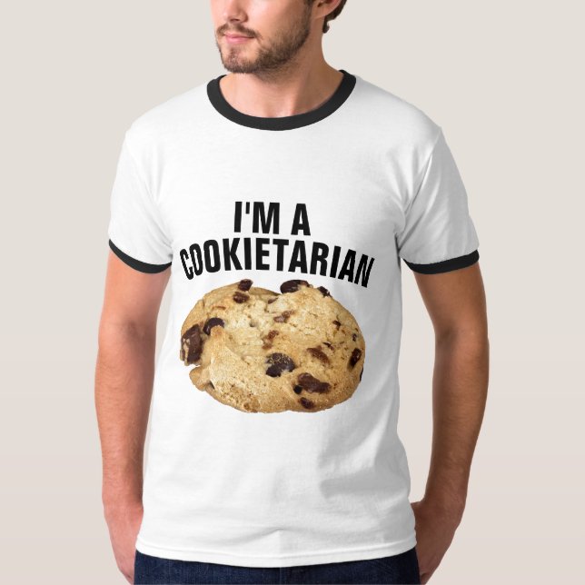 ICH BIN COOKIETARISCHE COOKIE-T - SHIRT (Vorderseite)