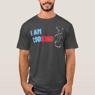 Ich bin CooKING Kitchen King Funny Koch Cook Gesch T-Shirt