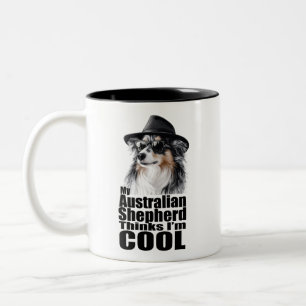 Ich bin Cool Australischer Schäferhund Zweifarbige Tasse