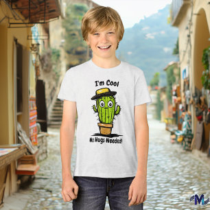 Ich bin Cool, keine Schläger nötig! Funny Cactus k Tri-Blend Shirt