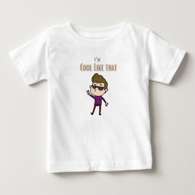 Ich bin cool wie Pop T - Shirt (Vorderseite)