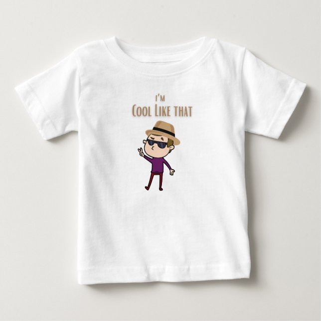 Ich bin cool wie Pop T - Shirt (Vorderseite)