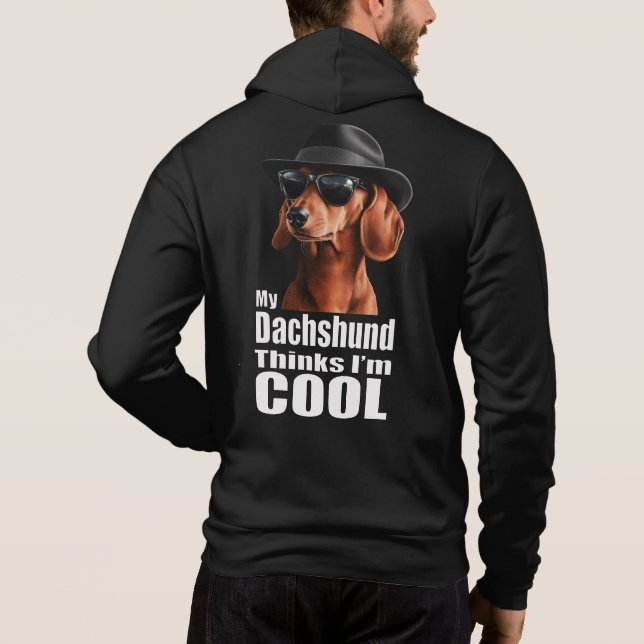 Ich bin Coole Dackel Hoodie (Rückseite)
