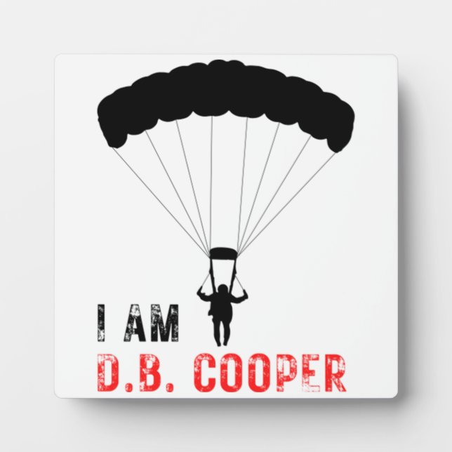 Ich BIN D.B. Cooper Fotoplatte (Vorderseite)
