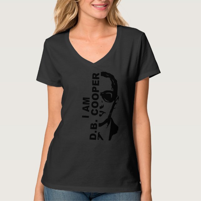 Ich bin D B Cooper T-Shirt (Vorderseite)