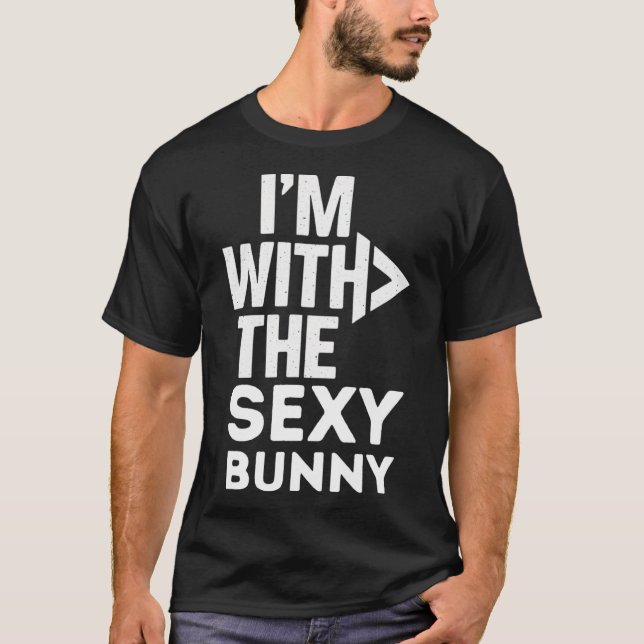 Ich bin dabei, dass die Y-Bunny-Kostümpaare überei T-Shirt (Vorderseite)