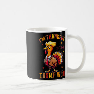 Ich bin dankbar, dass Trump 2024 Amerika zurückgen Kaffeetasse