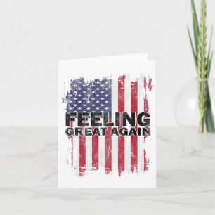 Ich bin dankbar, dass Trump mit dem America Ck Sie Karte
