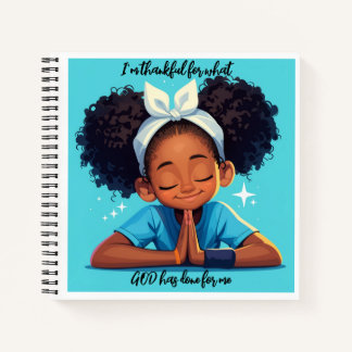 Ich bin dankbar für das Spiral-Notebook Notizbuch