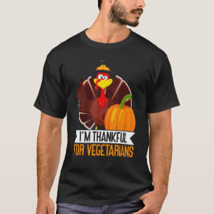 Ich bin dankbar für den vegetarischen Dank, dankba T-Shirt