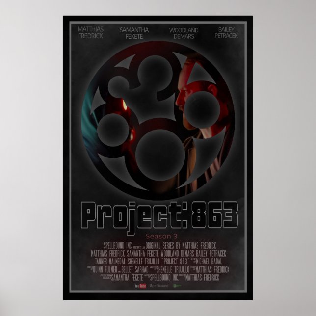 Ich bin das Absolute // Projekt 863 Original Poste Poster (Vorne)