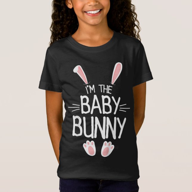 Ich bin das Baby Bunny Kids Niedlich Matching Fami T-Shirt (Vorderseite)