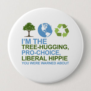 Ich bin das Baum-Umarmen, für das Recht auf Button