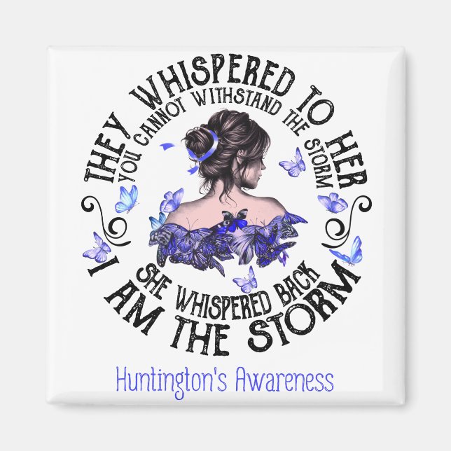 Ich bin das Bewusstsein des Sturms Huntington Magnet (Vorne)