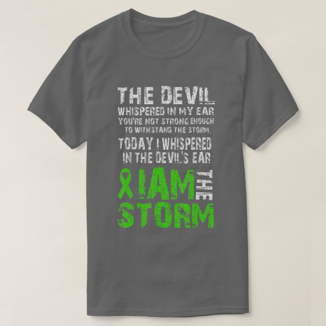 Ich bin das Bewusstsein für den Sturm Autismus Kri T-Shirt (Design vorne)