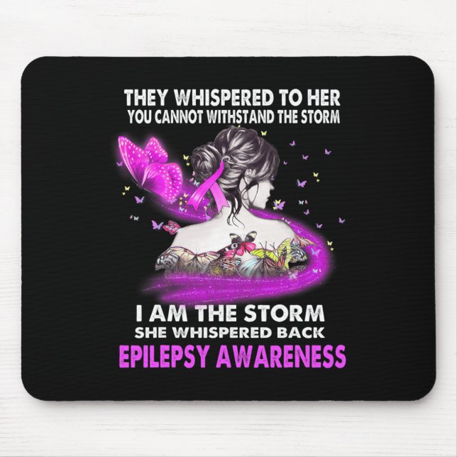 Ich bin das Bewusstsein für die Sturmgrippeepidemi Mousepad (Vorne)