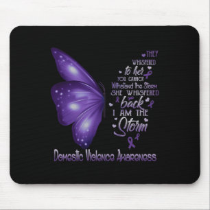 Ich bin das Bewusstsein für die stürmische häuslic Mousepad