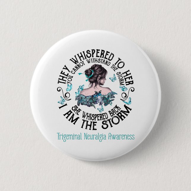 Ich bin das Bewusstsein für die Stürmtrigeminalgie Button (Vorderseite)