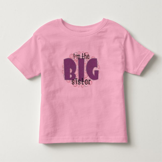 Ich bin das Big Sister Shirt (Vorderseite)