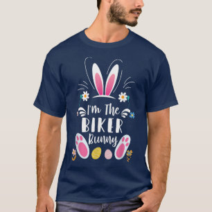 Ich bin das Biker Bunny Matching Family Oaster Par T-Shirt