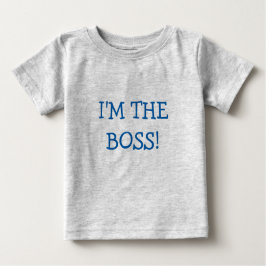 Ich bin das Boss-Baby-Hemd Baby T-shirt