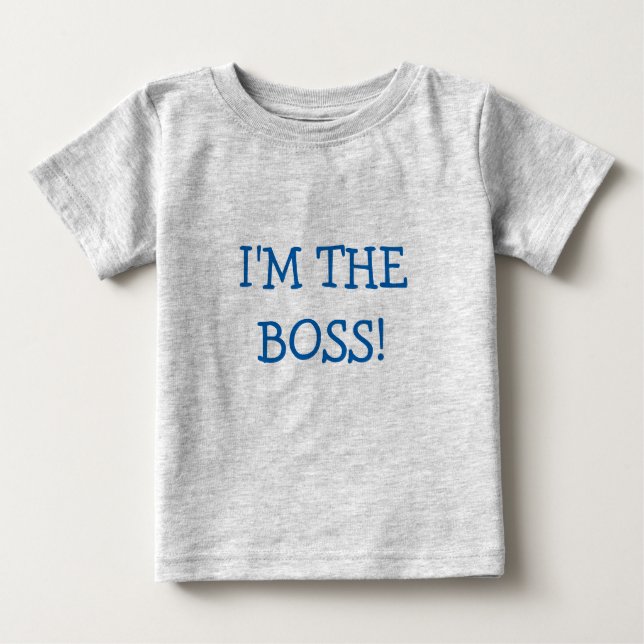 Ich bin das Boss-Baby-Hemd Baby T-shirt (Vorderseite)