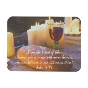 Ich bin das Brot des Lebensmagneten Magnet