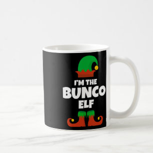 Ich bin das Bunco-Elf-Familien-Pyjama-Weihnachten Kaffeetasse