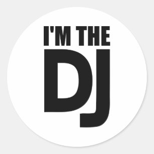Ich bin das DJ Runder Aufkleber
