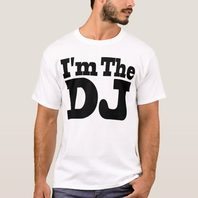 Ich bin das DJ-T-Shirt Licht T-Shirt (Vorderseite)