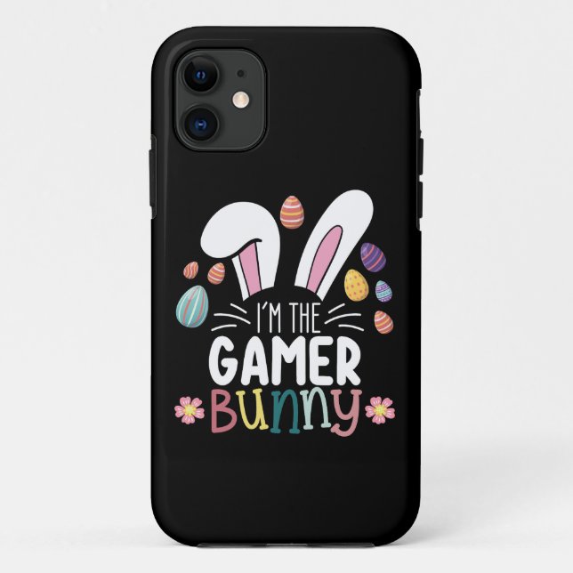 Ich bin das Gamer Bunny Gaming Osterpassende Case-Mate iPhone Hülle (Rückseite)