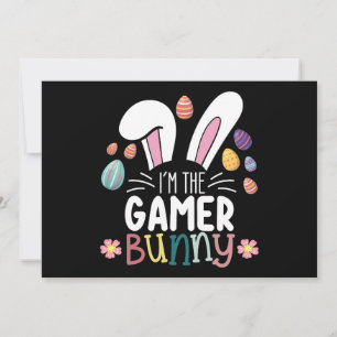 Ich bin das Gamer Bunny Gaming Osterpassende Einladung