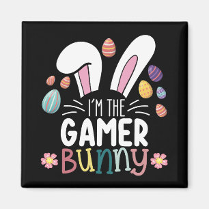 Ich bin das Gamer Bunny Gaming Osterpassende Magnet