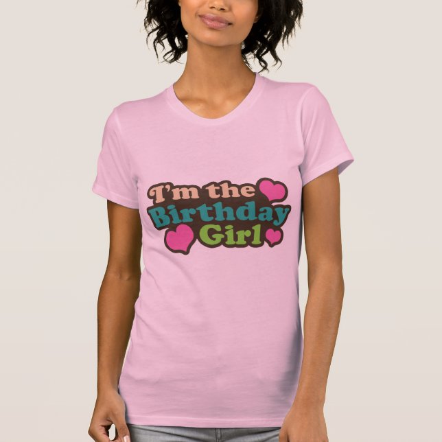 Ich bin das Geburtstagskind T-Shirt (Vorderseite)