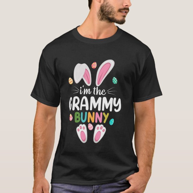 Ich bin das graue Bunny Matching Family Oster T-Shirt (Vorderseite)