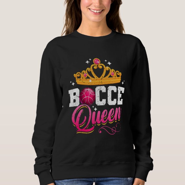 Ich bin das italienische Bowling-Spiel Bocce der B Sweatshirt (Vorderseite)