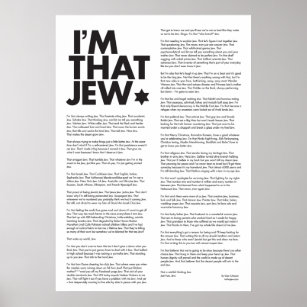 Ich bin das Judenposter Poster