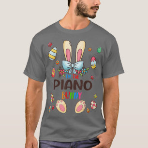 Ich bin das Klavier-Hasen-Oster-Tag-Matching-Famil T-Shirt