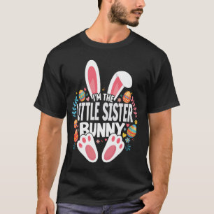 Ich bin das kleine Schwester-Hasen-Passende-Ostern T-Shirt