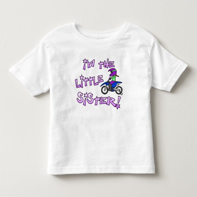 Ich bin das kleine Schwester Motocross T-Shirt (Vorderseite)