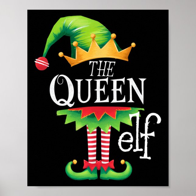 Ich bin das königliche Elf passende Weihnachtskost Poster (Vorne)