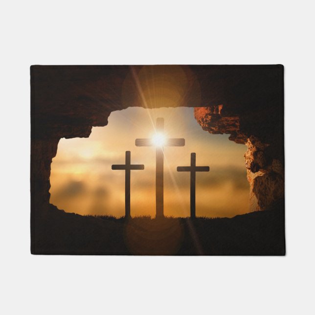 Ich bin das Licht der Welt Fußmatte (Vorderseite)