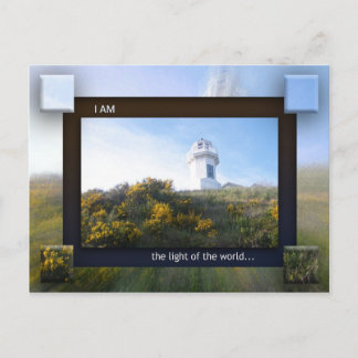 Ich bin das Licht der Welt Postkarte
